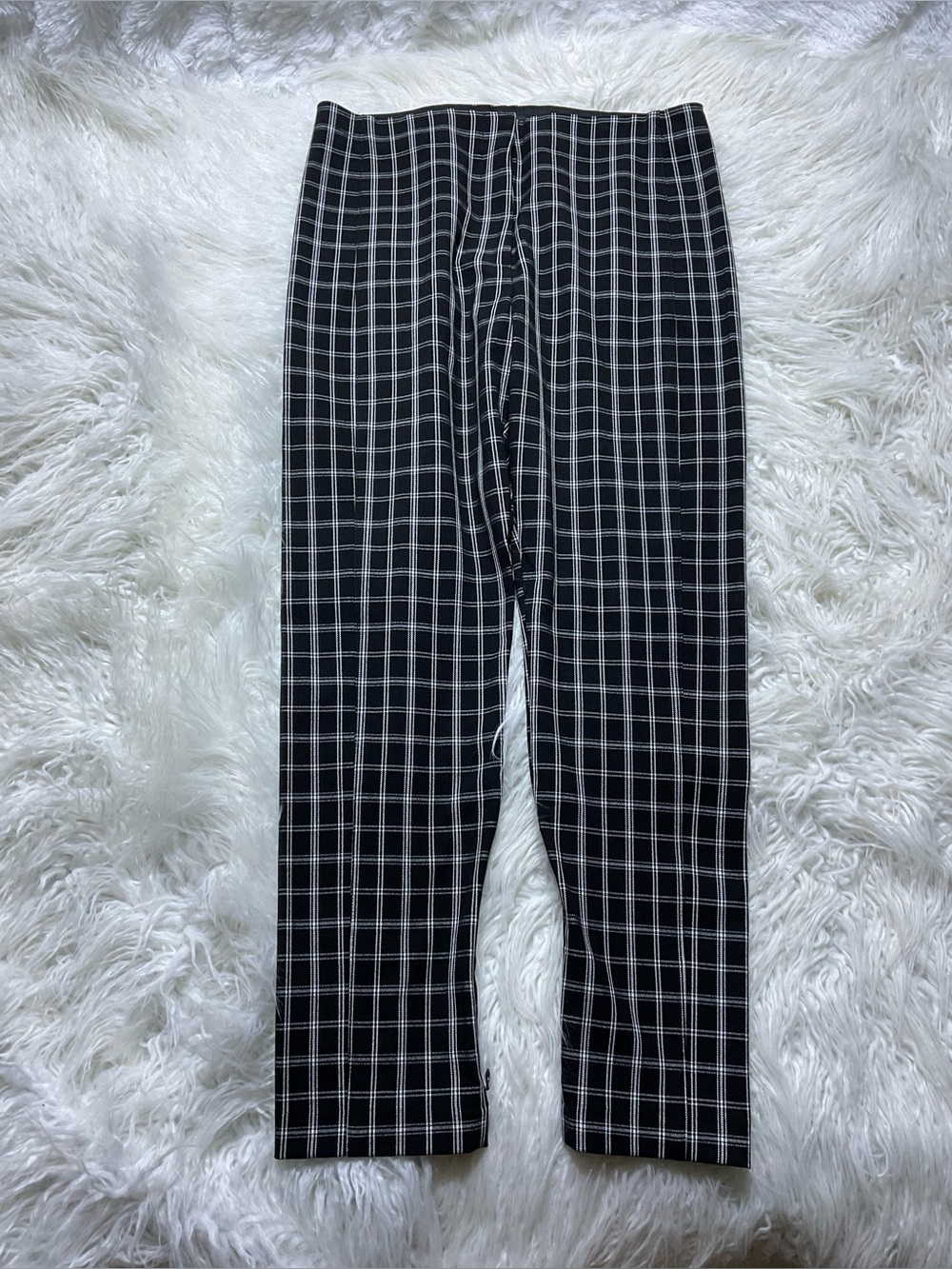 Ann Taylor Audrey Windowpane Plaid Pants